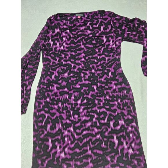 Vince Camuto Dresses & Skirts - Vince Camuto Dress black purple long sleeve size large